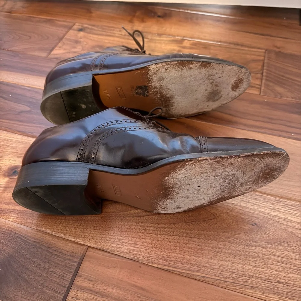 Bally Men's Dark Brown Oxford Shoes